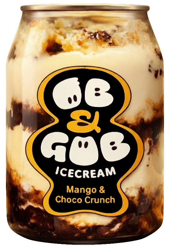 OB & GOB Mango & Choco Crunch jar