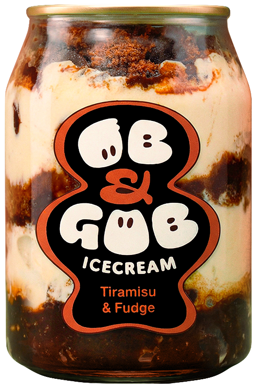 OB & GOB Tiramisu & Fudge jar